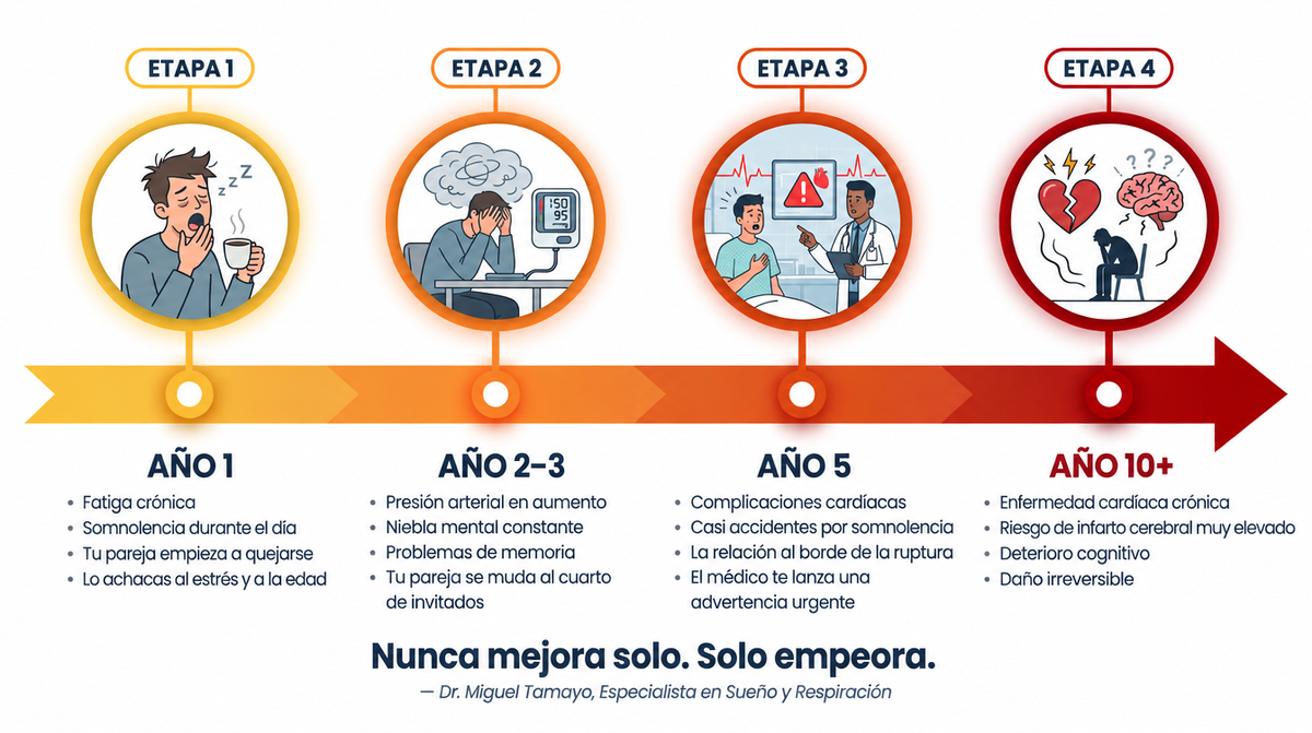 Nunca mejora solo. Solo empeora.
