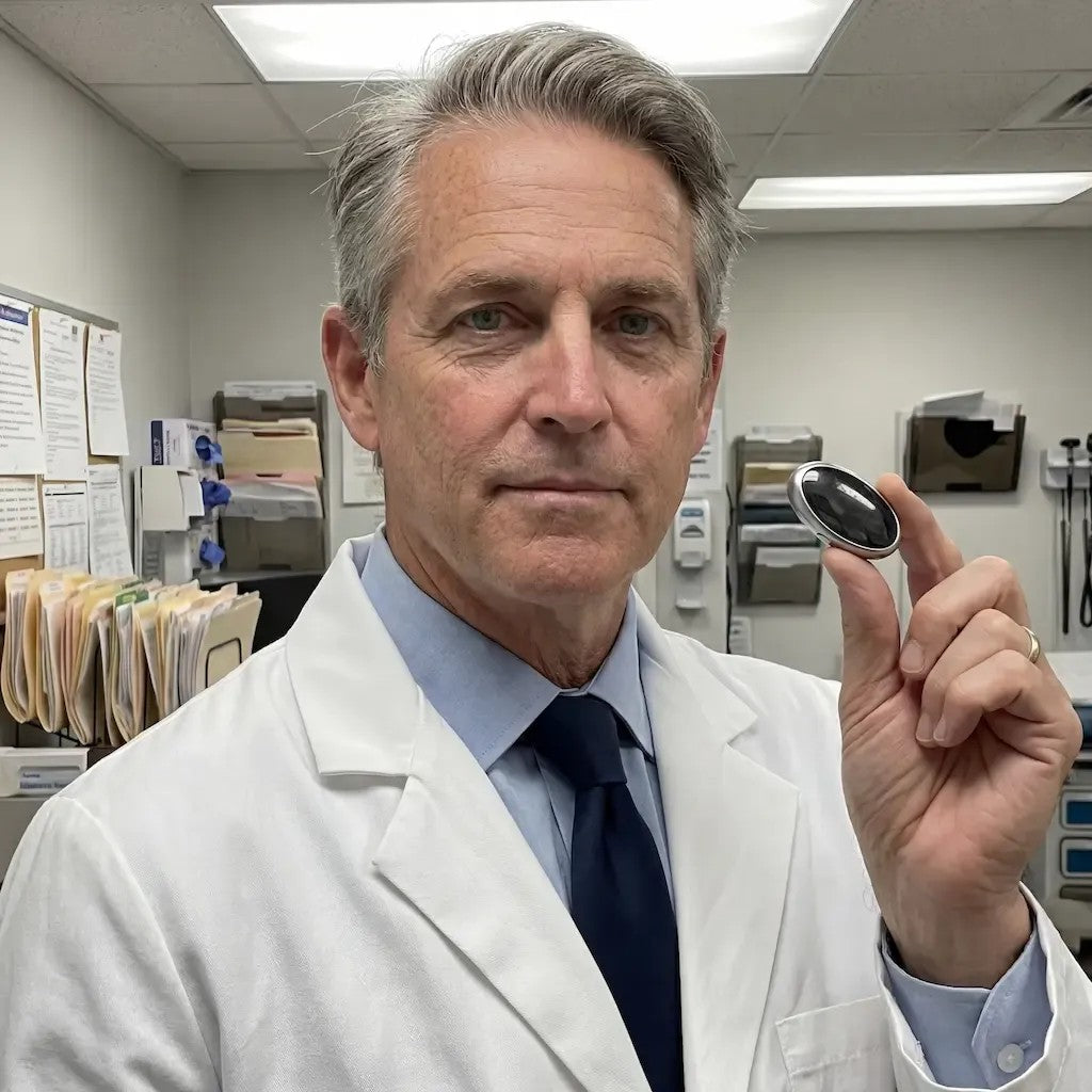 Médico con el dispositivo Nordian Sleep Pro