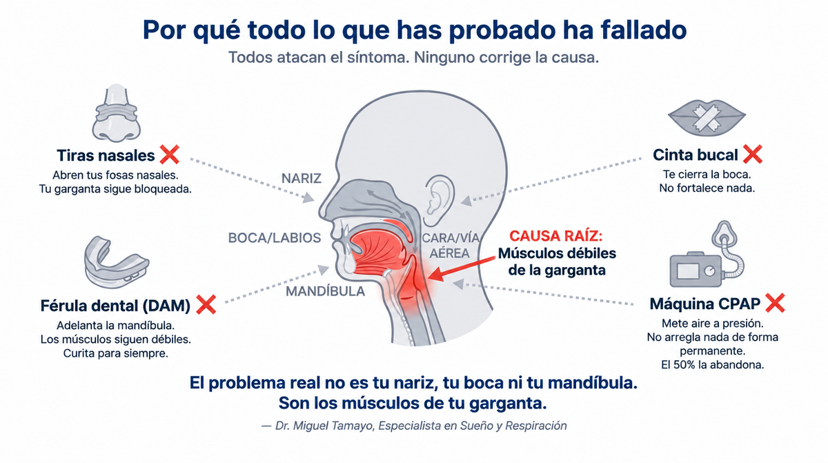 Por qué todo lo que has probado ha fallado